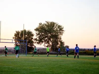 Soccer field at South Courtice Arena