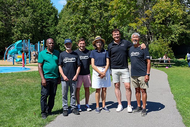 Councillor Anderson, Mayor Foster, Councillor Elhajjeh, Councillor Zwart, Councillor Rang and Councillor Woo