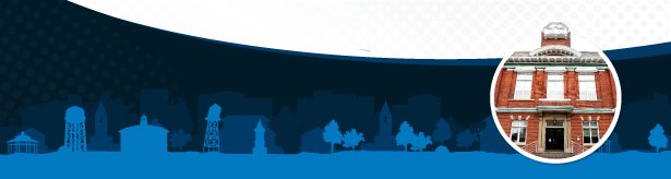 Clarington skyline with Town Hall pop out