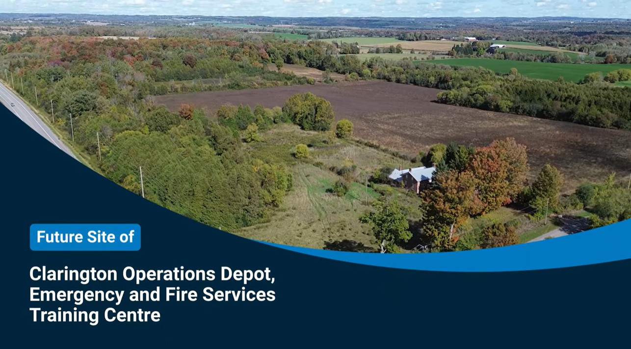 Clarington Operations Depot, Emergency and Fire Services Training Facility video cover