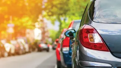 Image of a car parked on the road